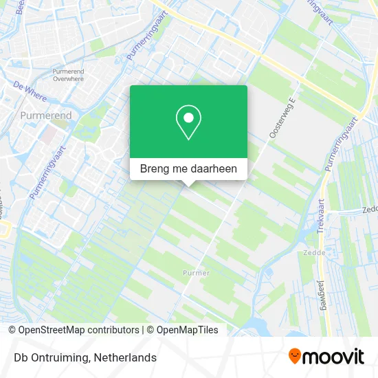 Db Ontruiming kaart