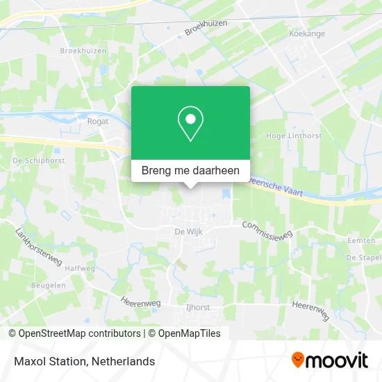 Maxol Station kaart