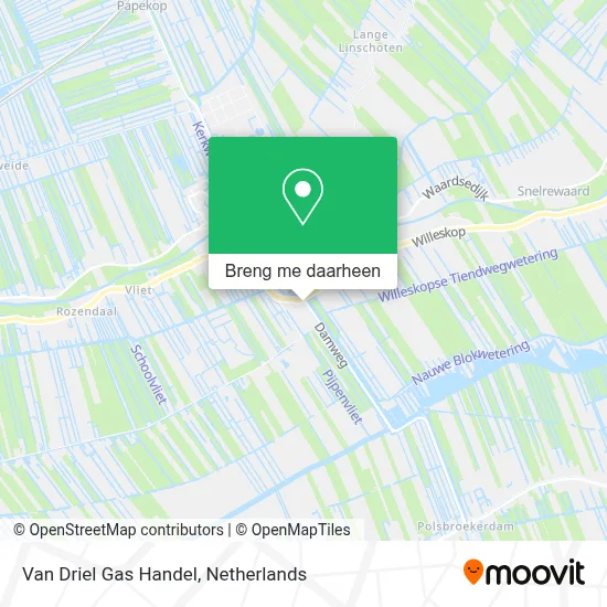 Van Driel Gas Handel kaart