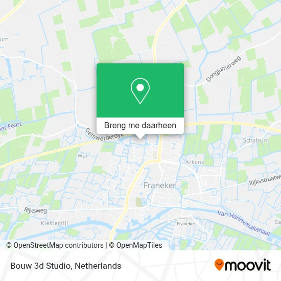 Bouw 3d Studio kaart