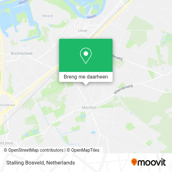 Stalling Bosveld kaart