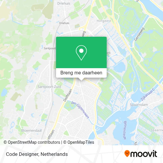Code Designer kaart