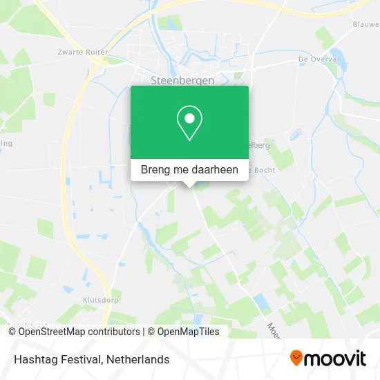 Hashtag Festival kaart