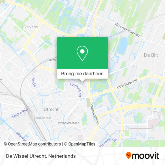De Wissel Utrecht kaart