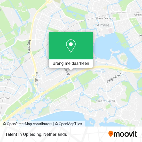 Talent In Opleiding kaart