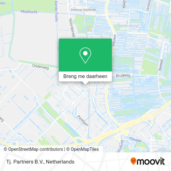 Tj. Partners B.V. kaart