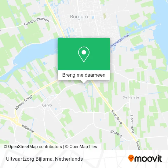 Uitvaartzorg Bijlsma kaart