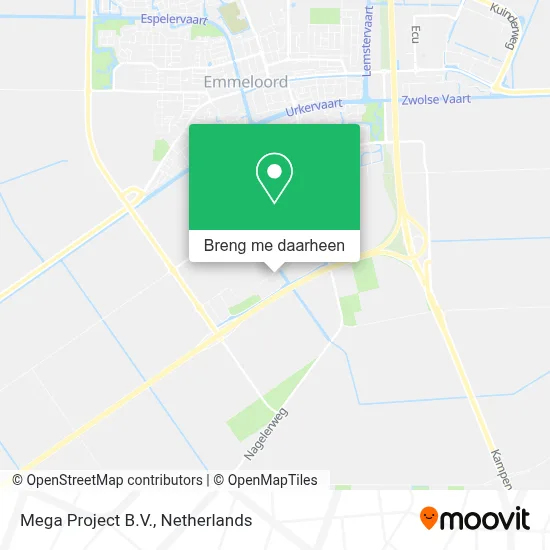 Mega Project B.V. kaart
