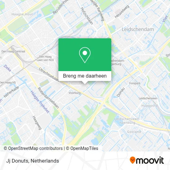 Jj Donuts kaart