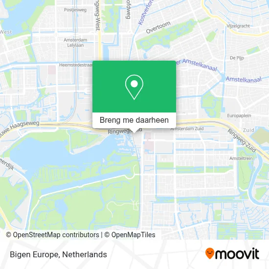 Bigen Europe kaart