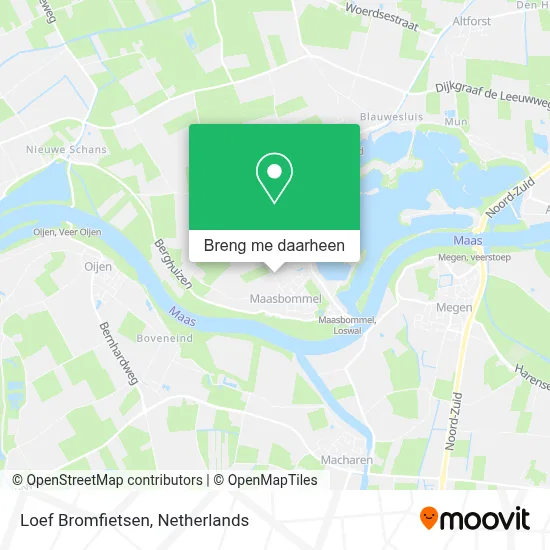 Loef Bromfietsen kaart