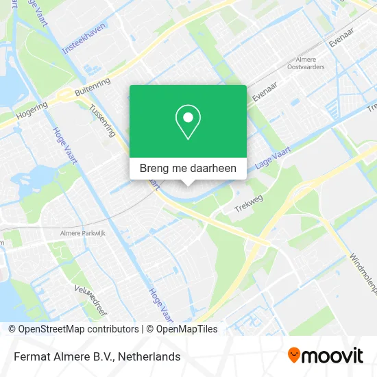 Fermat Almere B.V. kaart