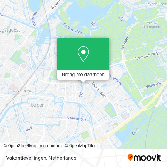 Vakantieveilingen kaart