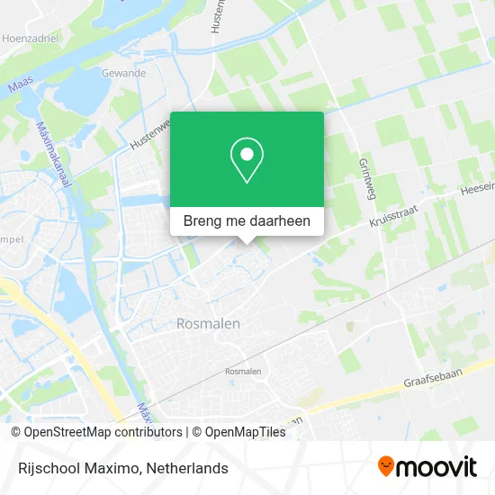 Rijschool Maximo kaart