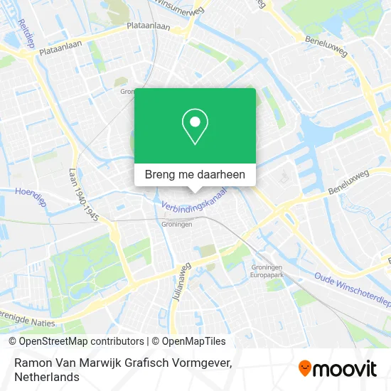 Ramon Van Marwijk Grafisch Vormgever kaart