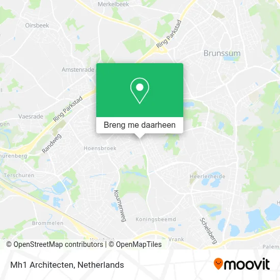 Mh1 Architecten kaart