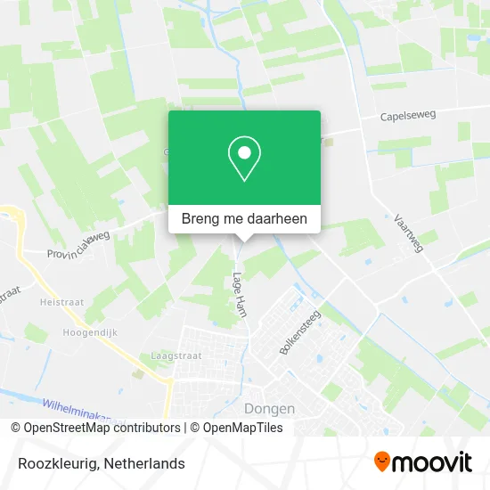 Roozkleurig kaart