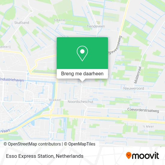Esso Express Station kaart