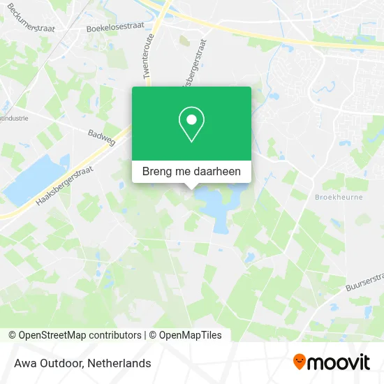Awa Outdoor kaart