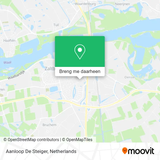 Aanloop De Steiger kaart