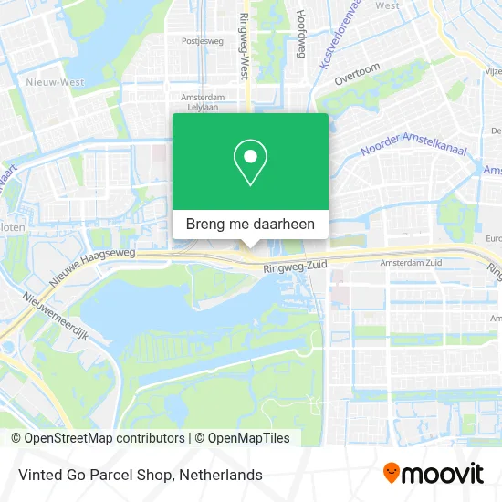Vinted Go Parcel Shop kaart
