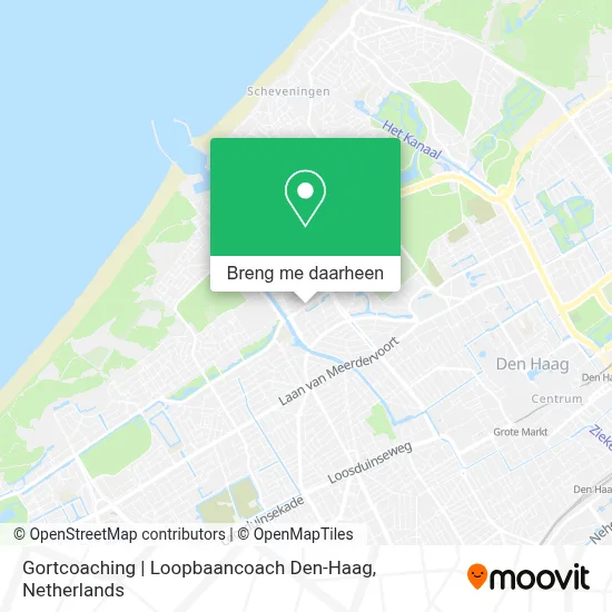 Gortcoaching | Loopbaancoach Den-Haag kaart