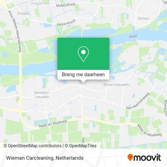 Wieman Carcleaning kaart