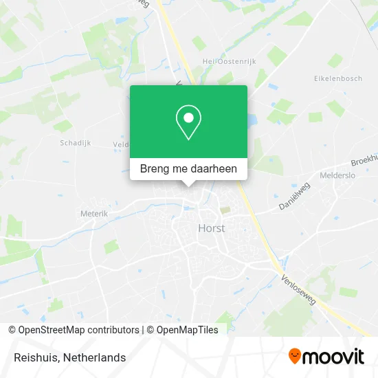 Reishuis kaart