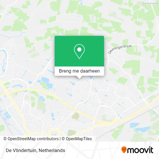 De Vlindertuin kaart