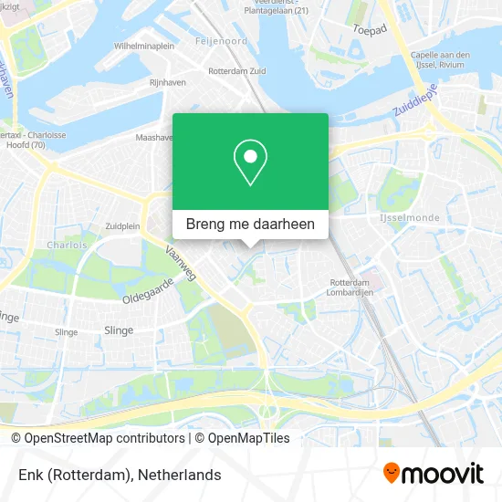 Enk (Rotterdam) kaart