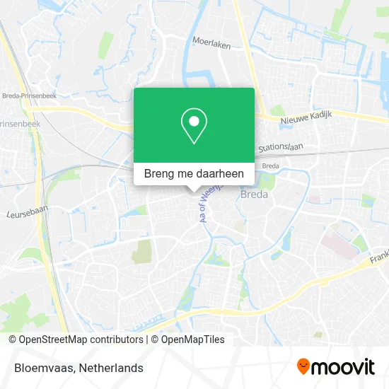 Bloemvaas kaart