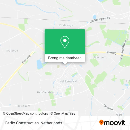Cerfix Constructies kaart