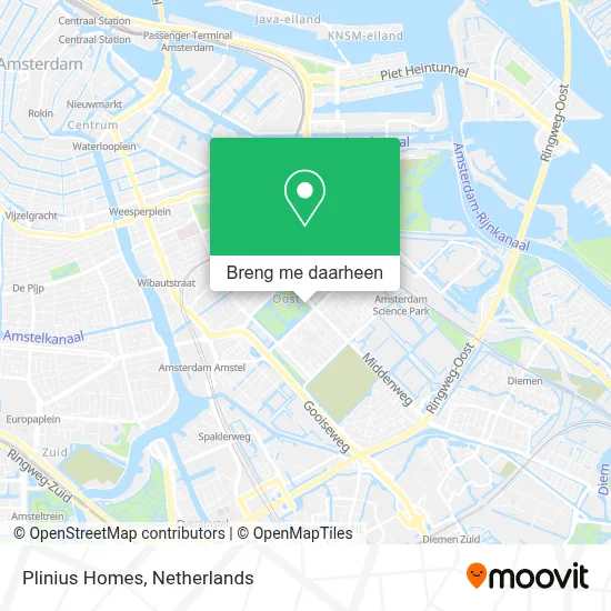 Plinius Homes kaart