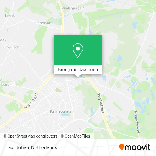 Taxi Johan kaart