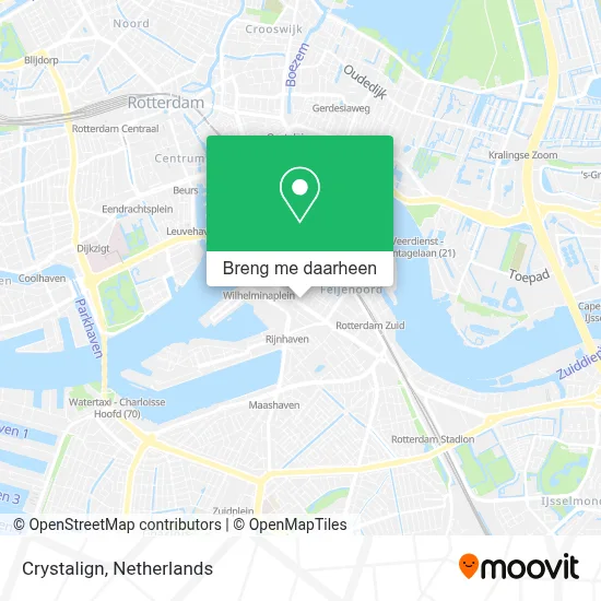 Crystalign kaart
