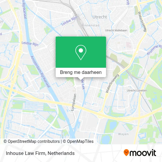 Inhouse Law Firm kaart
