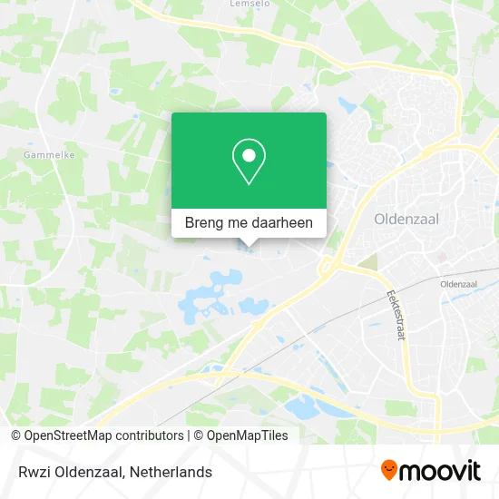 Rwzi Oldenzaal kaart