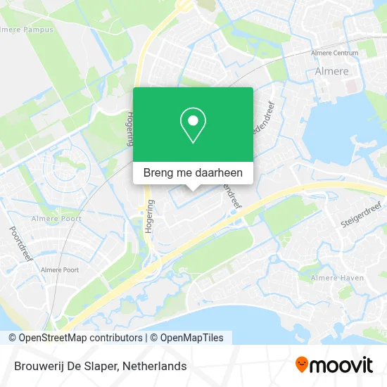 Brouwerij De Slaper kaart