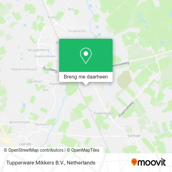 Tupperware Mikkers B.V. kaart
