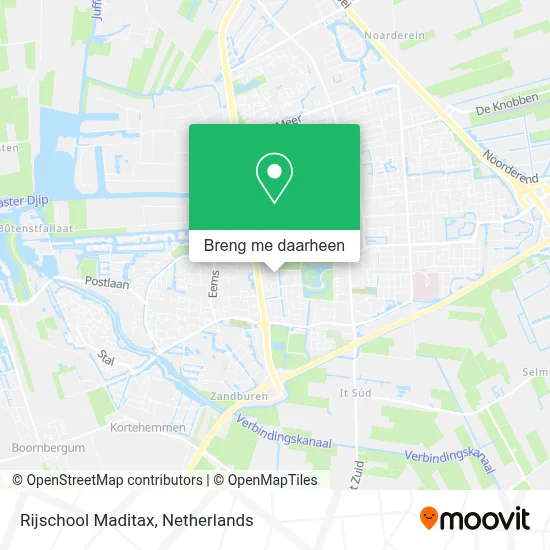 Rijschool Maditax kaart