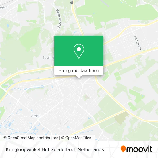 Kringloopwinkel Het Goede Doel kaart