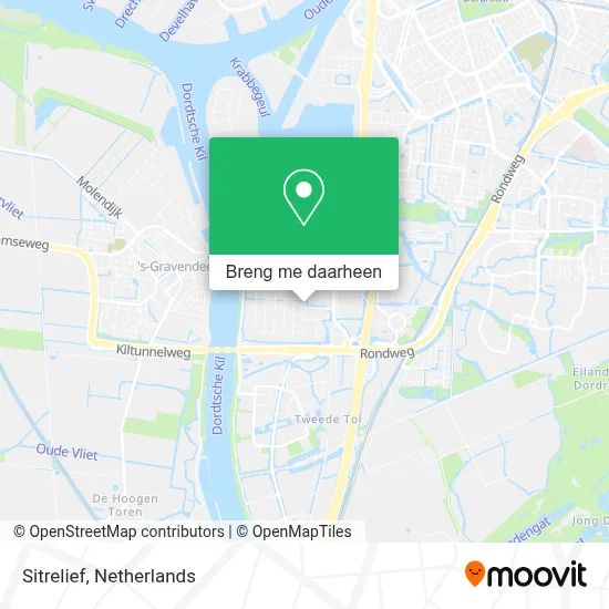 Sitrelief kaart