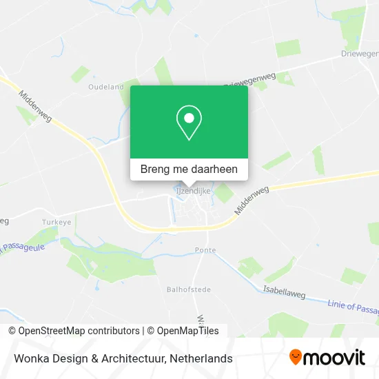 Wonka Design & Architectuur kaart
