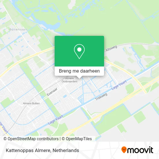 Kattenoppas Almere kaart