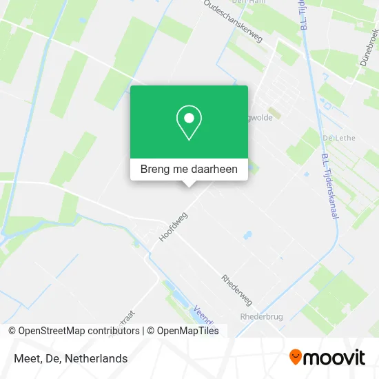 Meet, De kaart