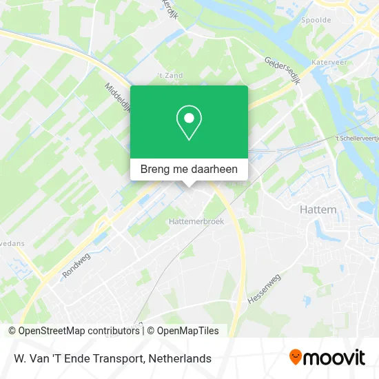 W. Van 'T Ende Transport kaart