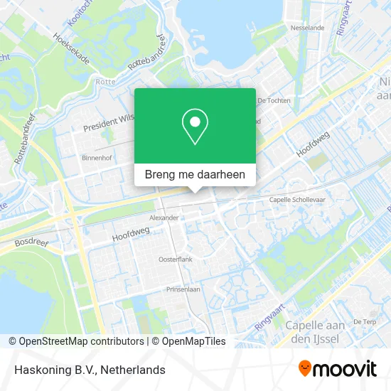 Haskoning B.V. kaart
