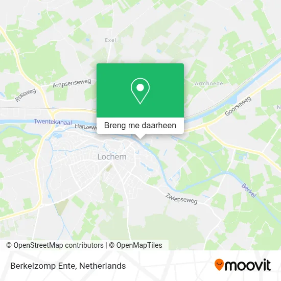 Berkelzomp Ente kaart