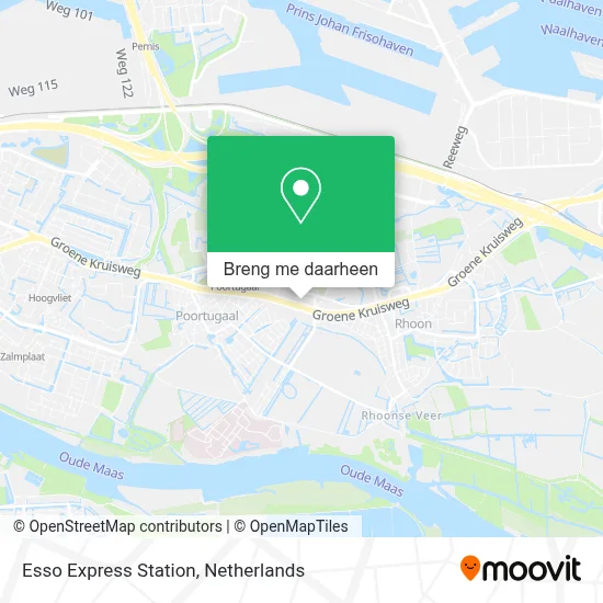 Esso Express Station kaart
