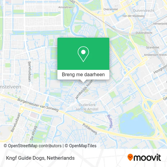 Kngf Guide Dogs kaart